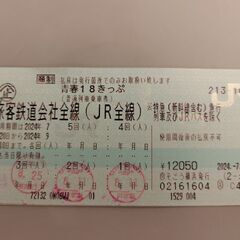 青春18きっぷ　2回分