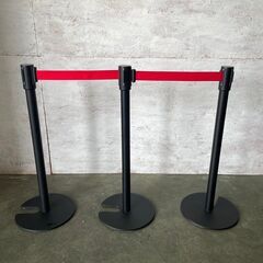 ベルトポールパーテーション 3本セット イベント 什器 店舗用品...