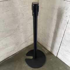 ベルトポールパーテーション 3本セット イベント 什器 店舗用品 ブラック 展示会 ② Y0225の画像