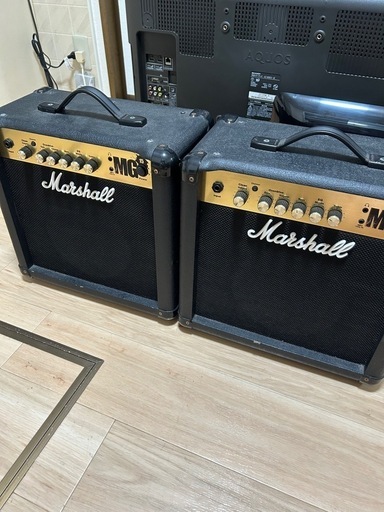 Marshall シリーズ ギターアンプコンボ MG15 2台