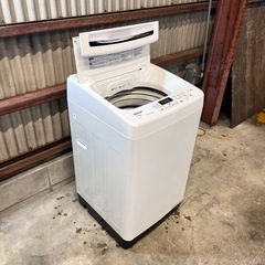 ご成約済み🐶 Hisense 洗濯機7.5kg✨ お洒落ガラス🪞 2018年製⭕️の画像