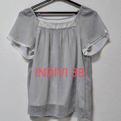 INDIVI 半袖カットソー　Mサイズ　美品