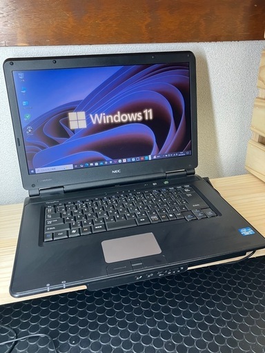 ノートパソコン　NEC VX-C Windows11 SSD換装済み　爆速　事務用に