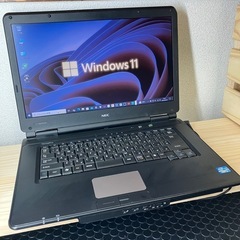 ノートパソコン　NEC VX-C Windows11 SSD換装...