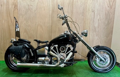 ★長野県の方限定送料無料★【動画あり】★ヤマハ ドラッグスター400★美車 人気車種 4TR キャブレター 空冷 スティード チョッパー カスタム アメリカン ハーレー仕様