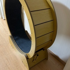 キャットホイール★猫用回し車！美品！組立済みの画像