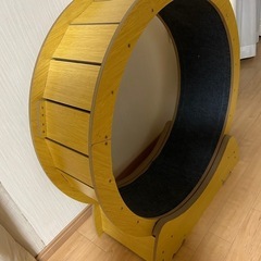 キャットホイール★猫用回し車！美品！組立済みの画像