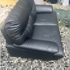 ソファー 2人掛け 汚れありの画像