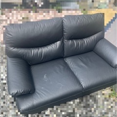 ソファー 2人掛け 汚れありの画像