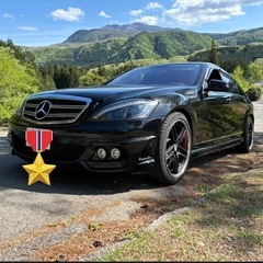 Mercedes Benz s550ロング　左ハンドル　ブラックレザーの画像