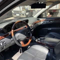 Mercedes Benz s550ロング　左ハンドル　ブラックレザーの画像