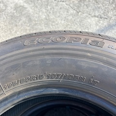 ★新車外し★ブリヂストン★RD613 195/80R15 107/105N ハイエース/NV350キャラバン サマータイヤ残り3本！その1の画像