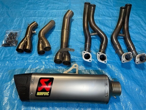 GSX1300R 隼アクラポビッチフルエキゾーストマフラー美品