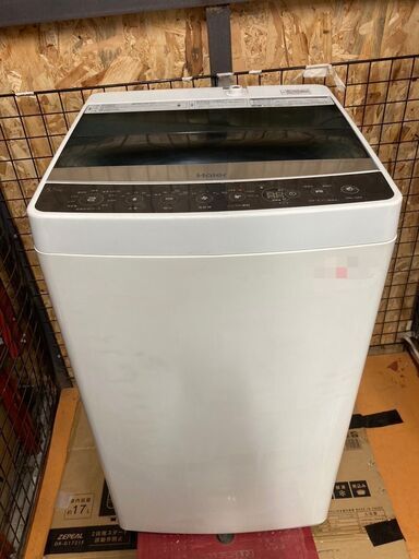 ☆中古￥7,800！Haier　5.5kg洗濯機　家電　2019年製　JW-C55A型　幅53㎝ｘ奥行50㎝ｘ高さ89㎝　【BH108】