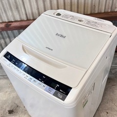 ご成約済み🐶 HITACHI ビートウォッシュ 8kg✨ 洗浄力No.1🌟の画像