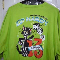 中古・黒猫Ｔシャツ・ＬＬサイズの画像