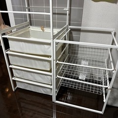 【取引中】IKEA JONAXEL(イケア ヨナクセル)&ハンガーレールの画像