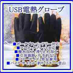 ■新品未使用■USBモバイルバッテリー対応・電熱グローブ■