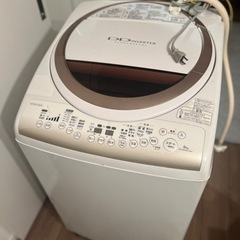 TOSHIBA 洗濯機 8kg 乾燥不可