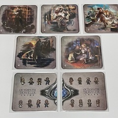 【美品】オクトパストラベラー大陸の覇者 コースター7点