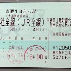 【〆切】青春18きっぷ・3回分
