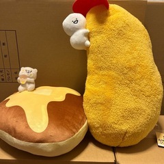 新品ともだちはくま　エビフライに抱きつきぬいぐるみ