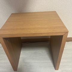無印良品 コの字テーブル - カラーボックス