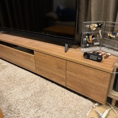 ※受渡予定者様決定済   テレビ台 木目調 幅1800×奥420×高360