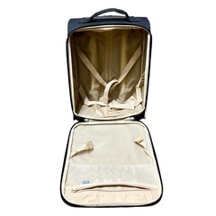 【ポケットたくさん♫】水玉模様・キャリーケース【中古品】の画像