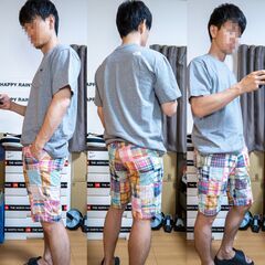 Mサイズ UNITED ARROWS ユナイテッドアローズ チェック柄 ハーフパンツ 4ポケット 美品の画像