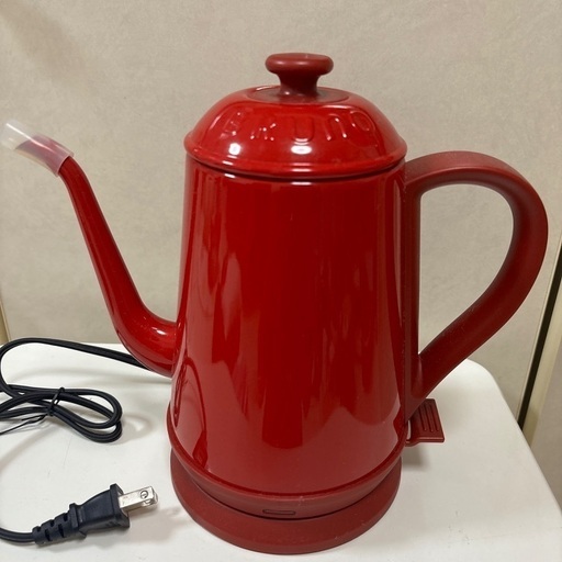 レッド 最大容量 赤 電気ケトル ブルーノ BOE072-RD BRUNO