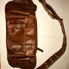 本革ウエストバッグの画像