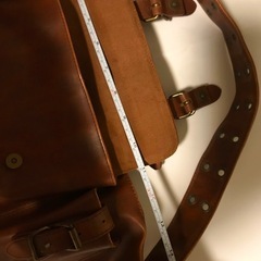 本革ウエストバッグの画像