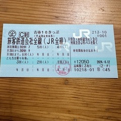 青春18きっぷ夏4回