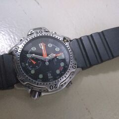 再出品🔶短期間出品！30年前の時計....CITIZEN！ ダイバー ！ デプスメーターの画像