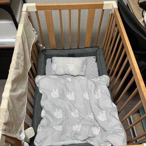 Farska ファルスカ　ベビーベッド　コンパクトベッド　セット