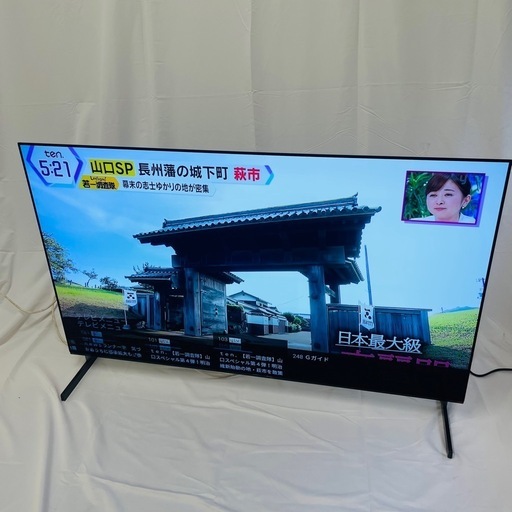 ≪超美品≫【引取限定】SONY ソニー 2022年製　4K有機ELテレビ　55型　55インチ　55V XRJ-55A90J BRAVIA A90Jシリーズブラビア リモコン付