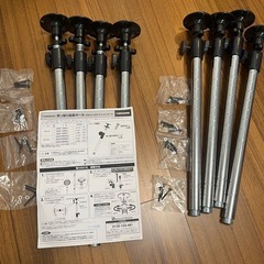 ルミナス スチールラック 突っ張りポールセット 直径25mm の画像