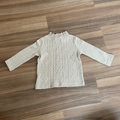モカ　薄手セーターの画像