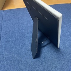 フォトフレーム 写真立て ホワイト 青の画像