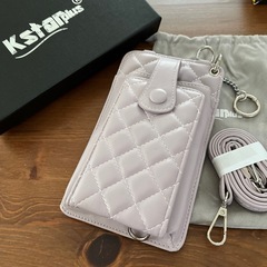 【新品】箱入り　スマホショルダー スマホポーチ ショルダー スマホポシェット 軽量 ポーチの画像