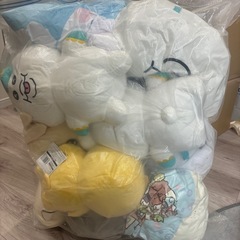ぬいぐるみ　圧縮袋に10〜15個程度入っています