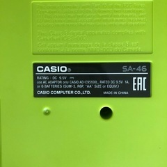 カシオミニキーボードの画像