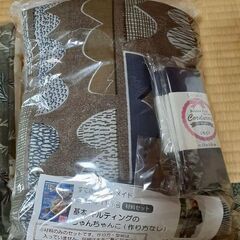 値下げ　＜富士宮市＞　キルト部材、キルトセット一式　５個まとめての画像