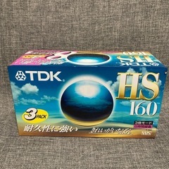 TDK ビデオカセットテープ　3本