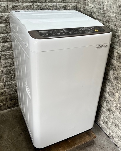 大阪送料無料★3か月保障付き★洗濯機★2018年★パナソニック★7kg★NA-F70PB12★S-306