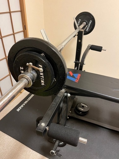 ベンチプレス　ダンベルセット