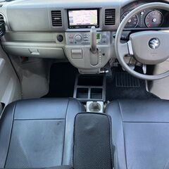 【車検R7年12月】【スズキ エヴリイ ワゴン660PZターボSP】最高級グレード 前後ドライブレコーダー オートステップ機能 レーダー探知機 シートカバー ナビ ＴＶ スズキスポーツグリル ＡＵＴＯエアコン ＥＴＣ 人気のホワイトの画像
