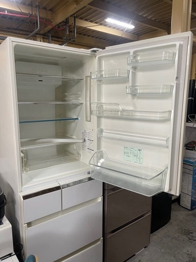 ?激安?パナソニック5ドアガラストプ冷蔵庫　容量426L 自動製氷機あり　ＡＧＣＬＥＡＮ 