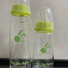 チュチュベビー 哺乳瓶【スリムタイプ ガラス製】